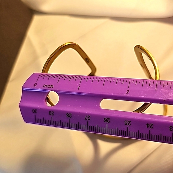 Silpada Looped in Cuff Hammered Brass Bracelet  KRB0080 - Picture 4 of 8